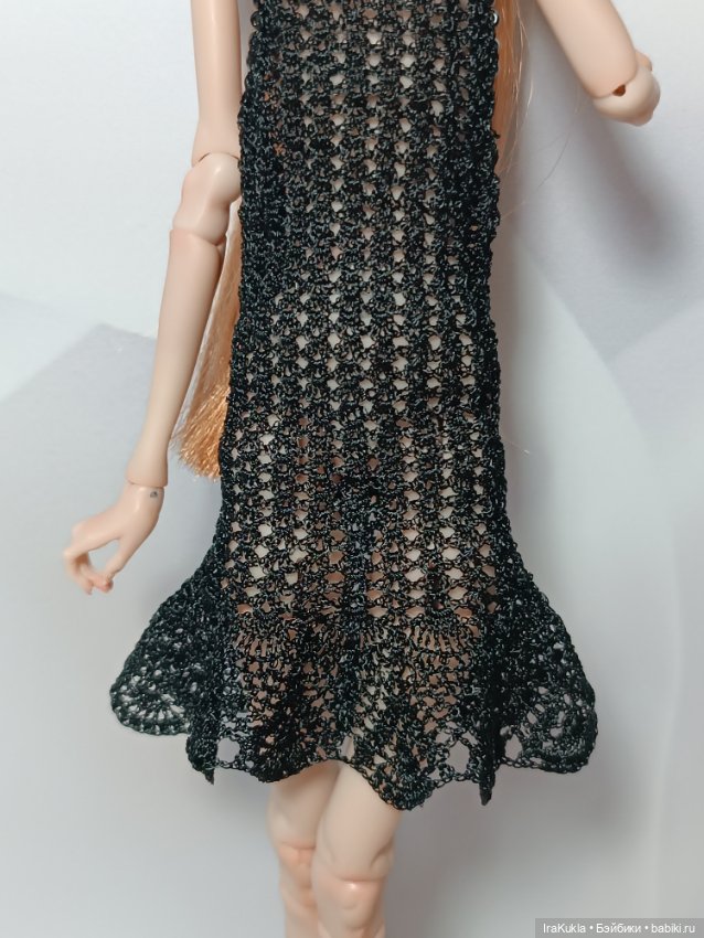 Маленькое чёрное платье — Одежда и обувь для кукол BJD (БЖД): 1/3 (фото 7)