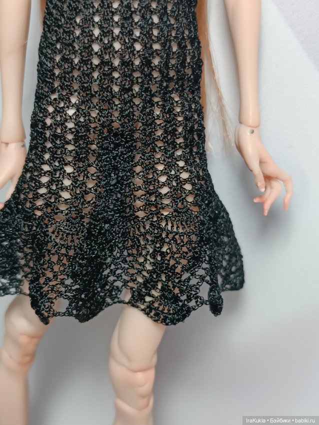 Маленькое чёрное платье — Одежда и обувь для кукол BJD (БЖД): 1/3 (фото 6)