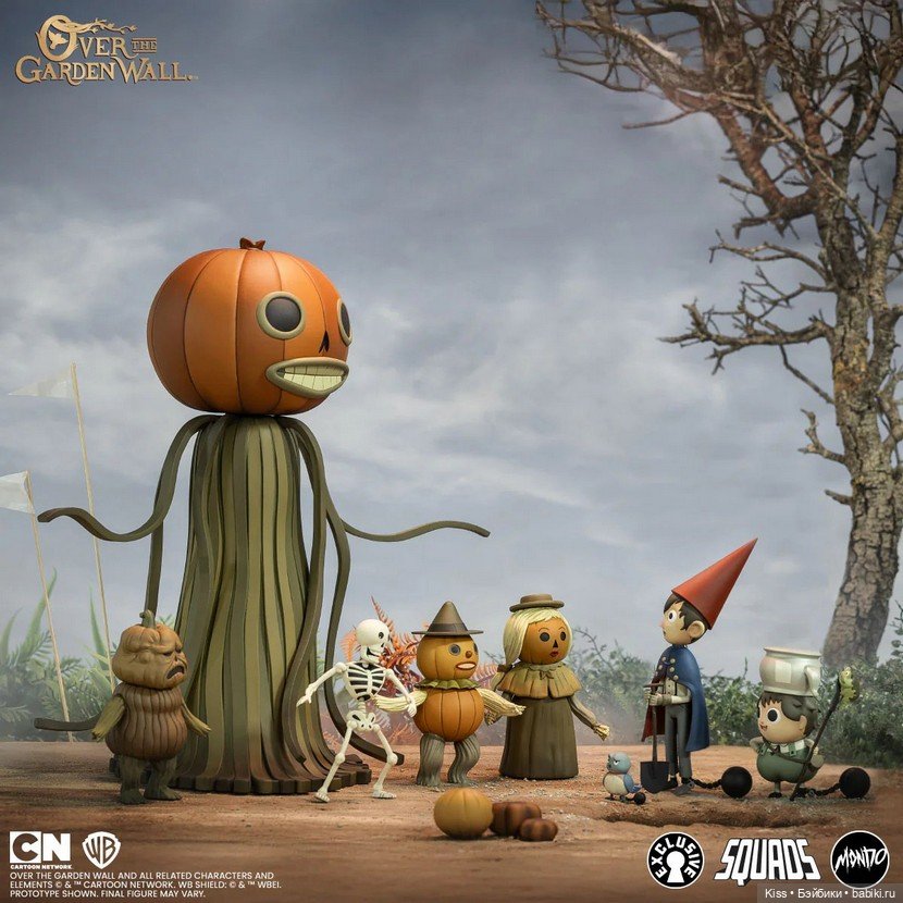 Набор фигурок Mondo Over the Garden Wall Squads The Pottsfield Pumpkin People (фото 2)