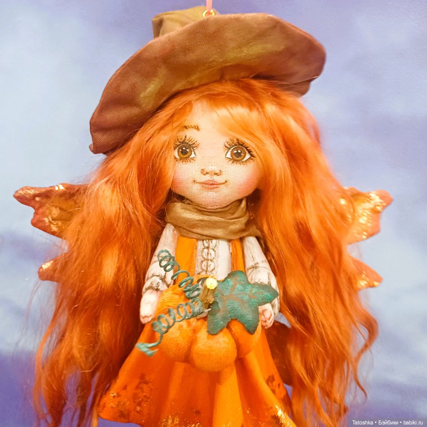 Мои осенние куколки — Авторские текстильные куклы: Вальдорфские (фото 9)