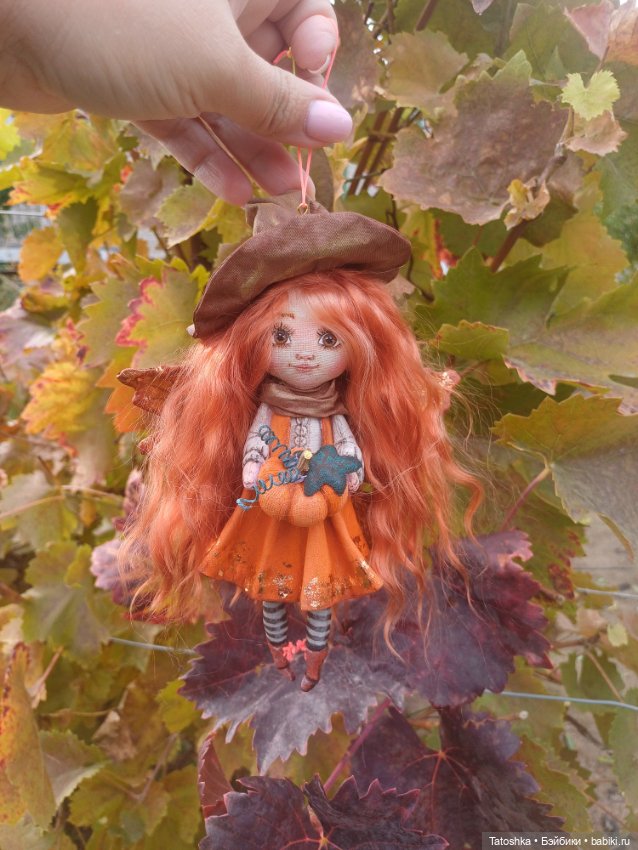 Мои осенние куколки — Авторские текстильные куклы: Вальдорфские (фото 8)