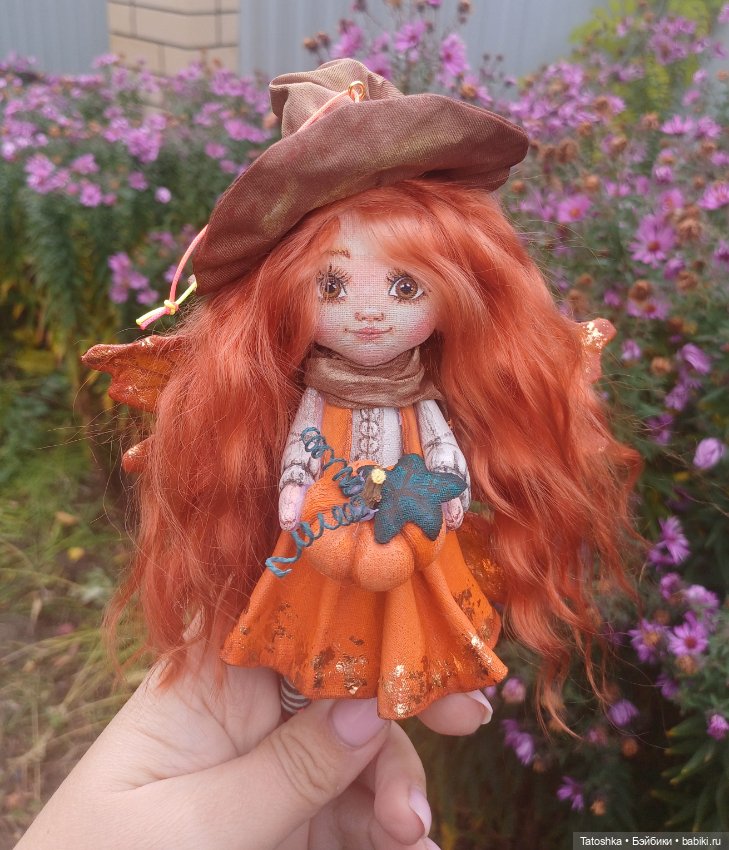 Мои осенние куколки — Авторские текстильные куклы: Вальдорфские (фото 7)