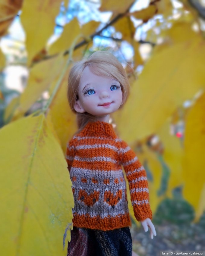 Осенние зарисовки — Одежда и обувь для кукол своими руками: фото (фото 10)