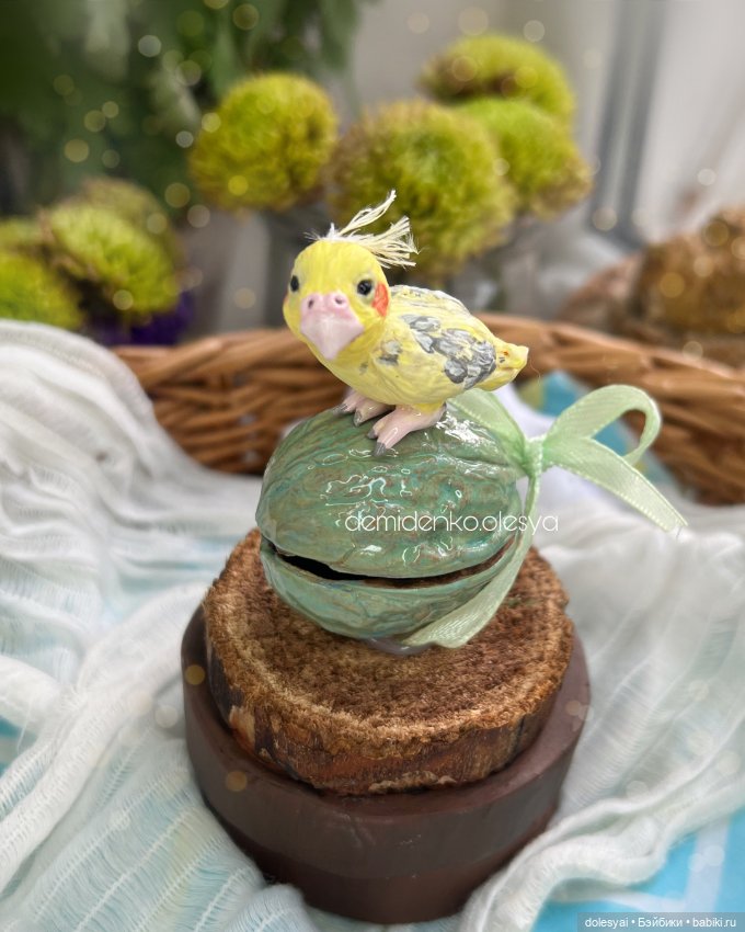 Самый грустный заказ 🪽😔 — Игрушки в смешанной технике (мех и глина): Арт (фото 5)