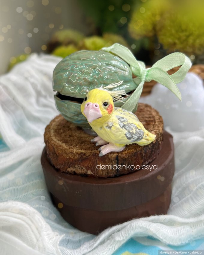 Самый грустный заказ 🪽😔 — Игрушки в смешанной технике (мех и глина): Арт (фото 4)