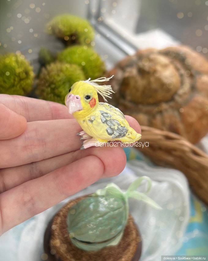 Самый грустный заказ 🪽😔 — Игрушки в смешанной технике (мех и глина): Арт (фото 3)