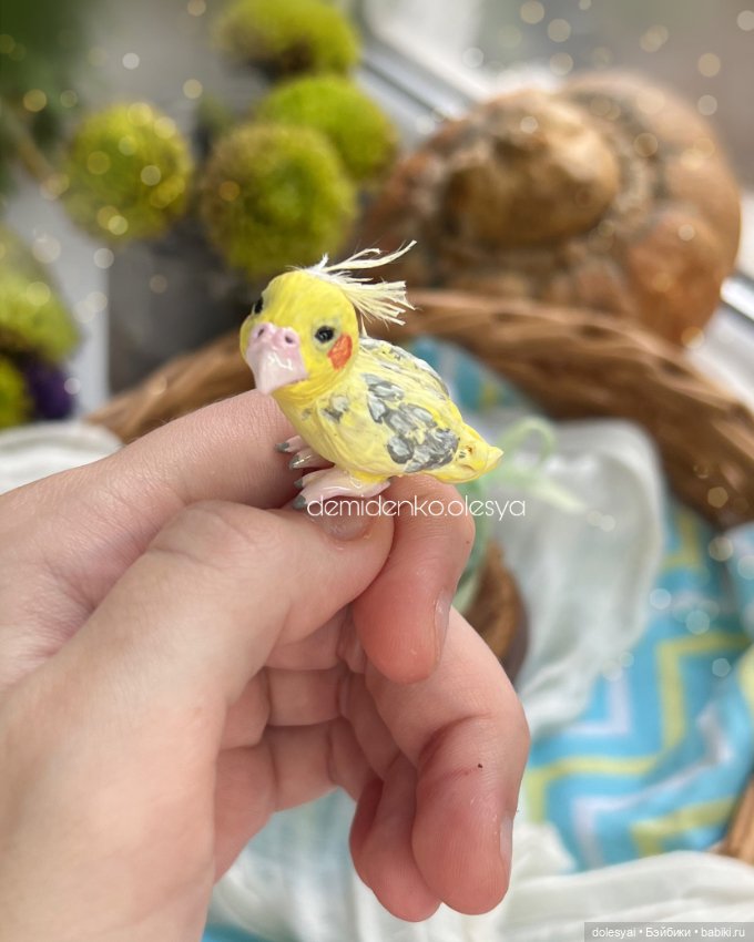 Самый грустный заказ 🪽😔 — Игрушки в смешанной технике (мех и глина): Арт (фото 6)