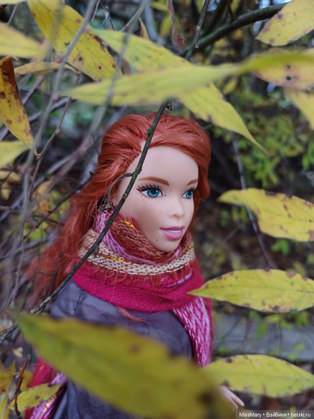 Челлендж "Поймай осень за хвост", или как я перефотографировала всех рыжих барби
