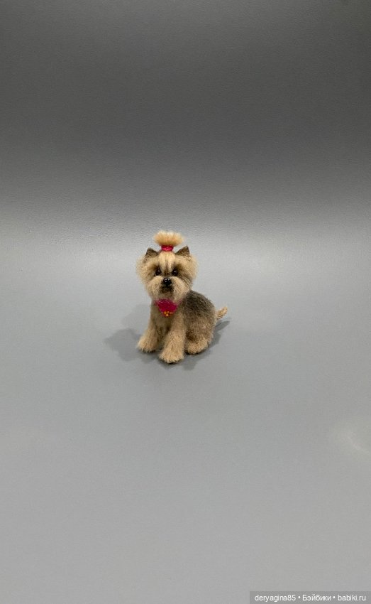 Йоркширский терьер — Валяные игрушки из шерсти: сухое валяние (фото 6)