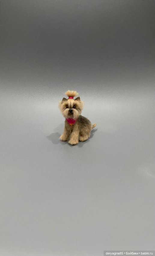 Йоркширский терьер — Валяные игрушки из шерсти: сухое валяние (фото 4)