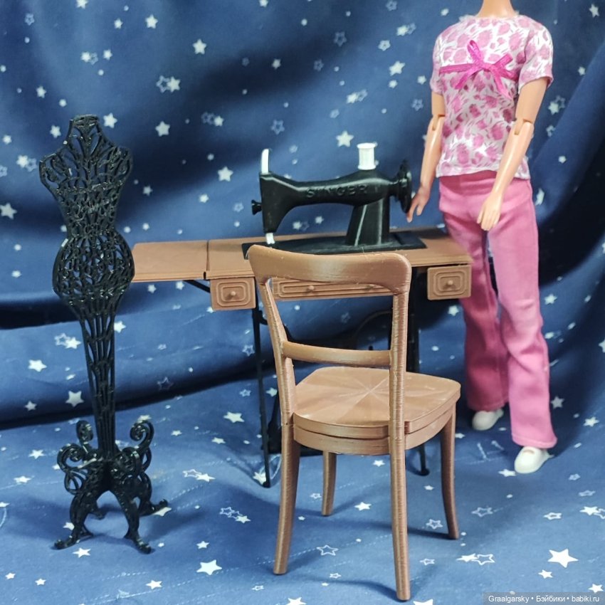 3Д-БЖД и швейный набор — Мебель для кукол и домиков: фото (фото 5)