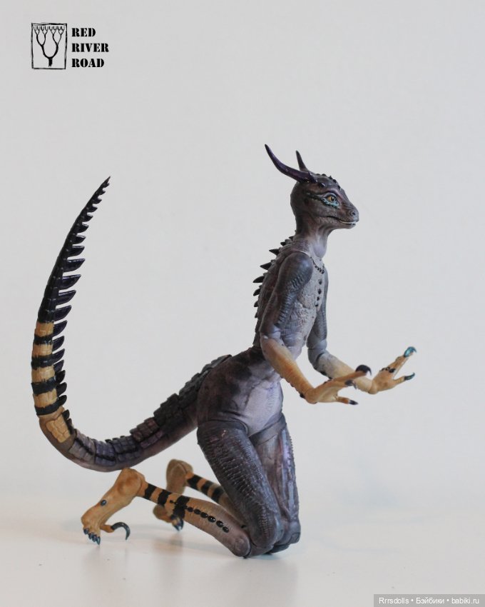 Моя новая модель Виолесса, ящерица-девочка. От RRR's dolls (фото 9)