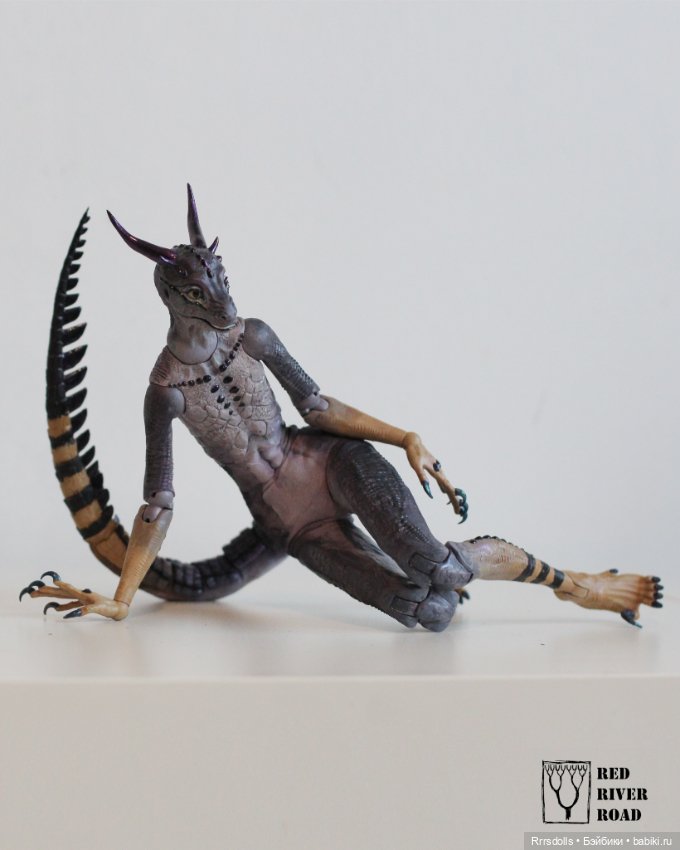 Моя новая модель Виолесса, ящерица-девочка. От RRR's dolls (фото 4)