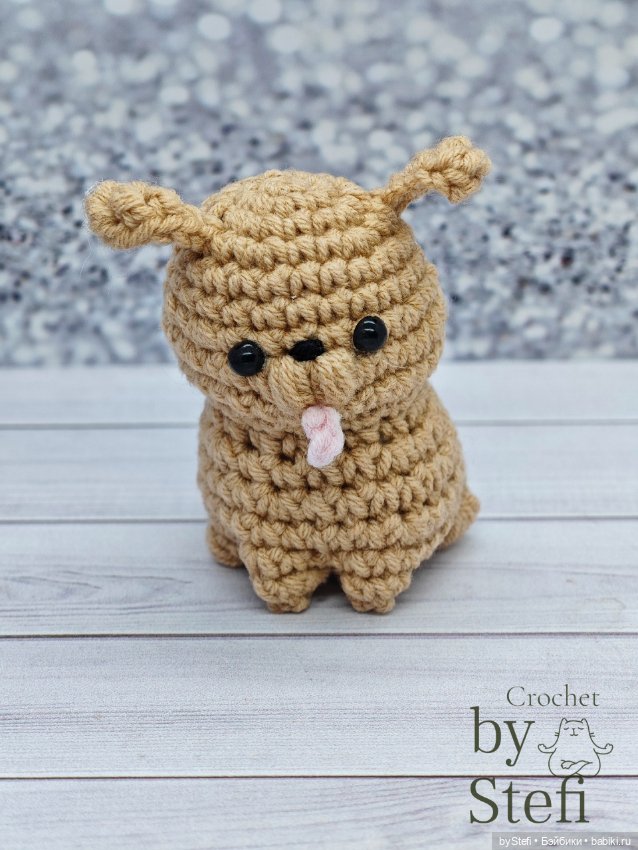 Собачка — Вязаные игрушки и амигуруми: крючком (фото 6)