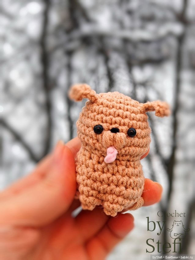 Собачка — Вязаные игрушки и амигуруми: крючком (фото 7)