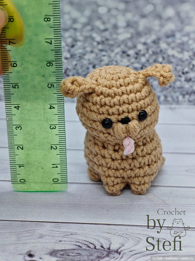Собачка — Вязаные игрушки и амигуруми: крючком (фото 5)
