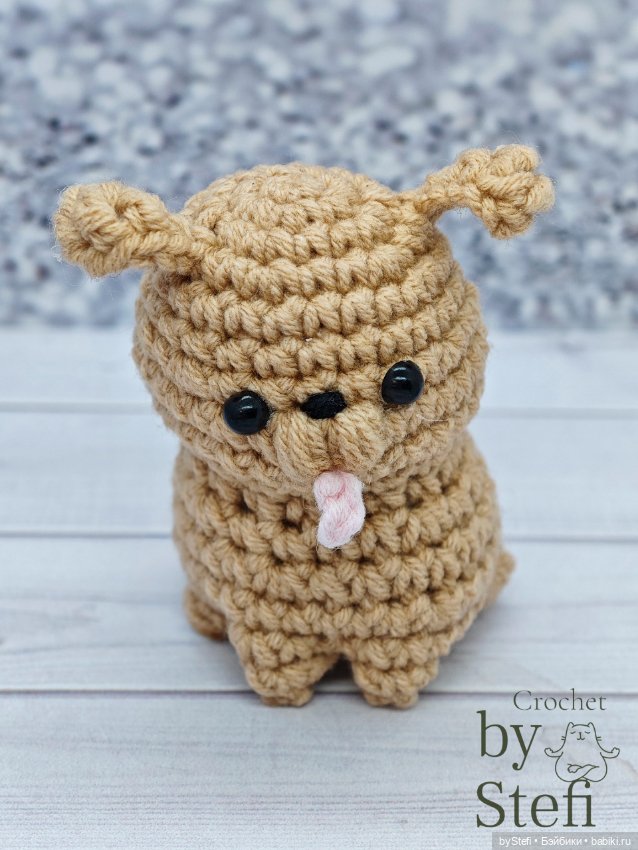 Собачка — Вязаные игрушки и амигуруми: крючком (фото 9)