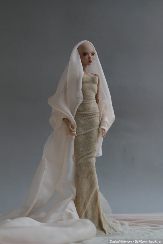 Платье полностью из песка для куклы Popovy sisters (фото 7)