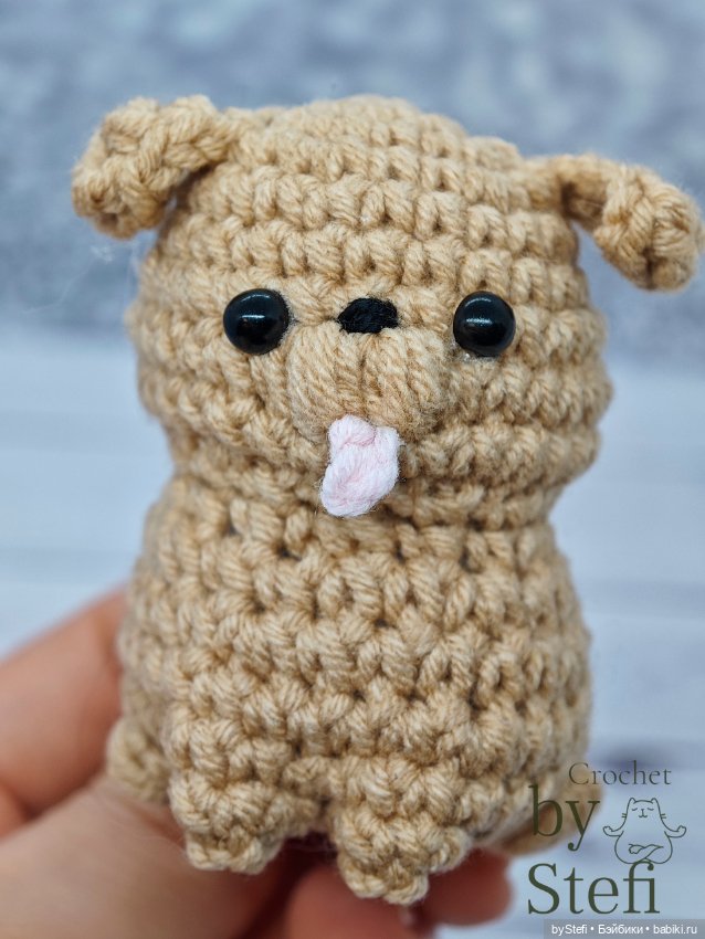 Собачка — Вязаные игрушки и амигуруми: крючком