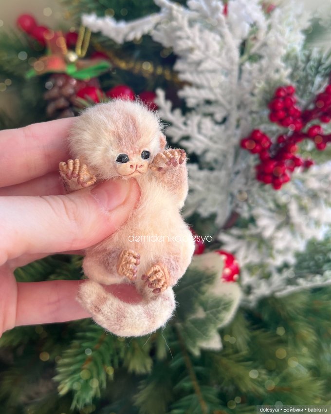 Обезьянка игрунка Мурзик 💝 (фото 5)