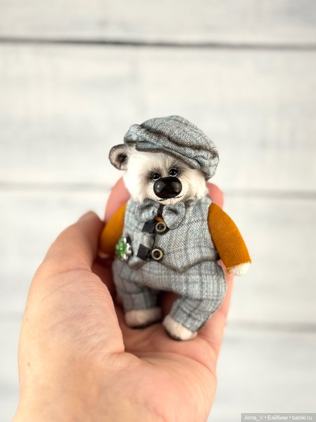 Тедди мишка Сеня — Авторские мишки Тедди и друзья: фото (фото 2)