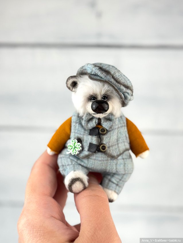 Тедди мишка Сеня — Авторские мишки Тедди и друзья: фото (фото 3)