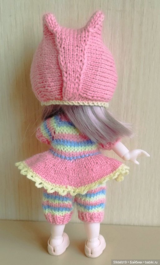 Новый розовый наряд для бабольки Розочки (фото 4)