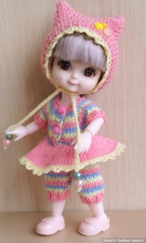 Новый розовый наряд для бабольки Розочки (фото 2)