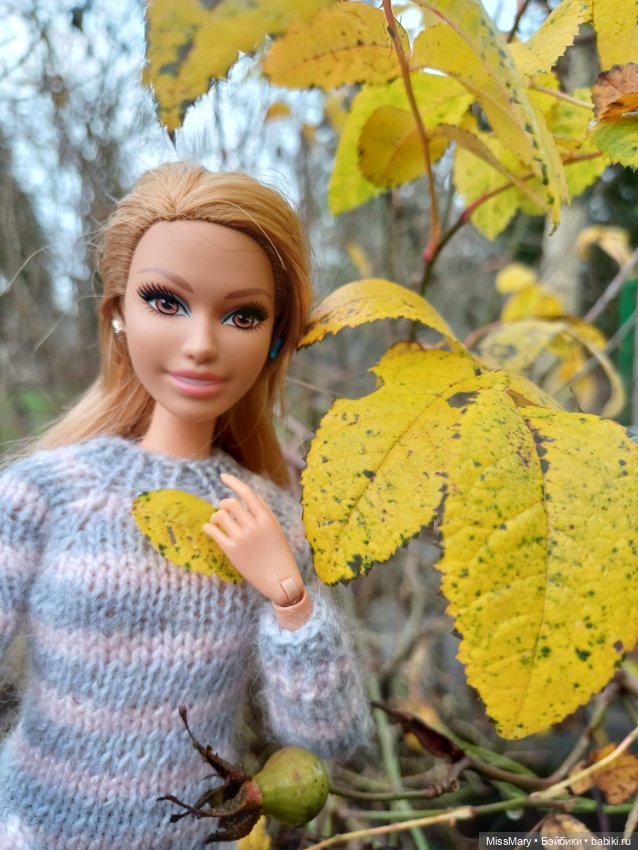 Аманда и опавшие жёлтые листья 🍂 (фото 10)