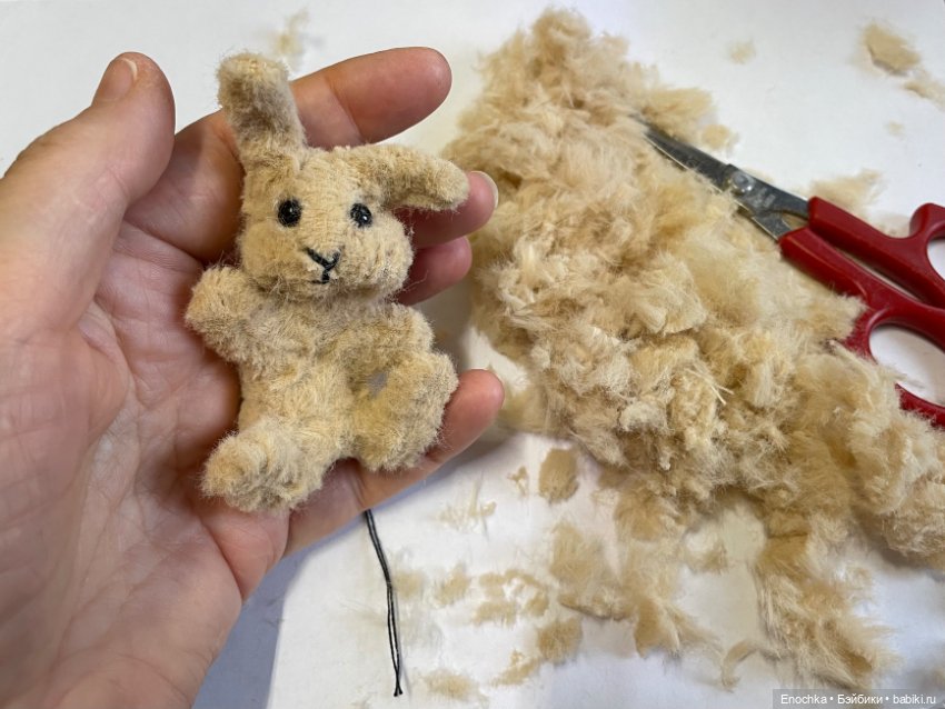 Зайка из пушистой проволоки (фото 4)