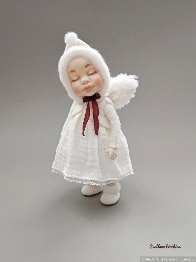 Ангелочек — Лепка авторских кукол: полимерная глина