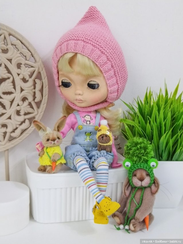 Куклы и зверики🐰🦝🐶🐘 — Авторские мишки Тедди и друзья: фото (фото 5)