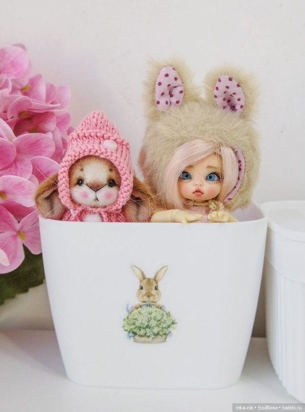 Куклы и зверики🐰🦝🐶🐘 — Авторские мишки Тедди и друзья: фото (фото 3)