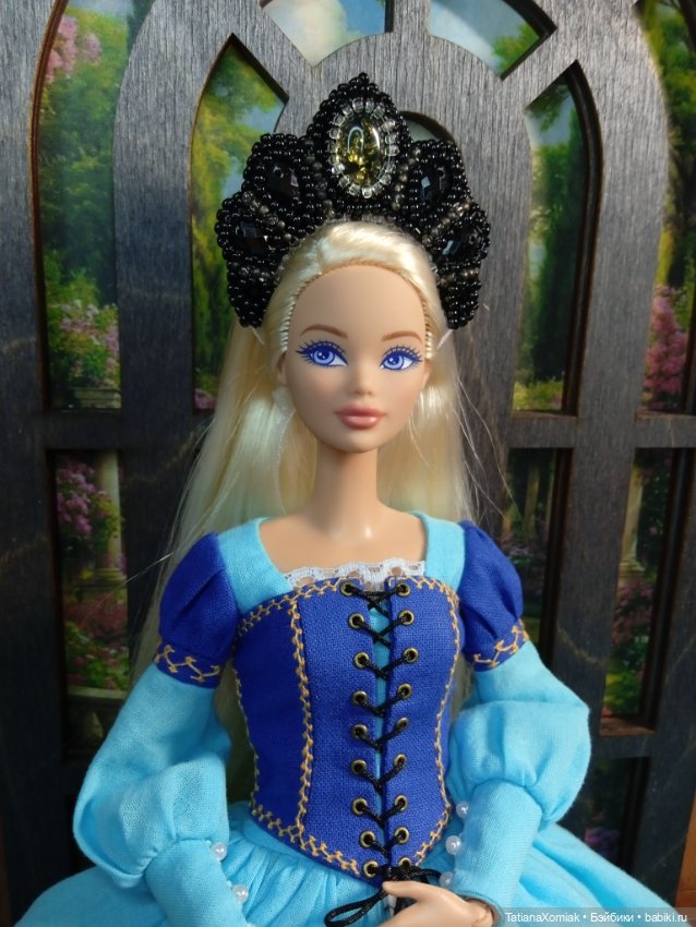 Ателье для кукол "Мышкин дом". Платье для принцессы (фото 8)