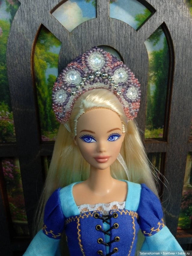 Ателье для кукол "Мышкин дом". Платье для принцессы (фото 5)