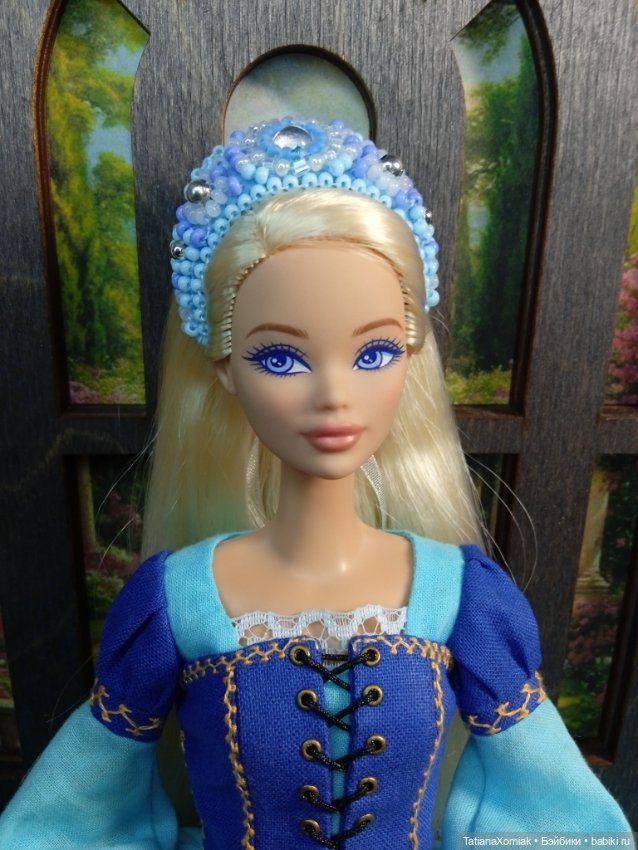 Ателье для кукол "Мышкин дом". Платье для принцессы (фото 3)