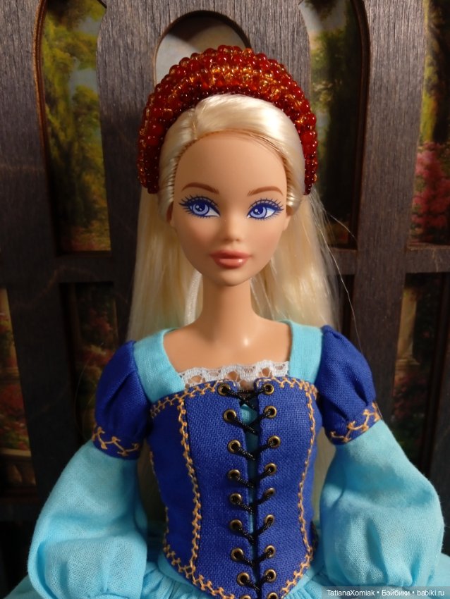 Ателье для кукол "Мышкин дом". Платье для принцессы (фото 2)