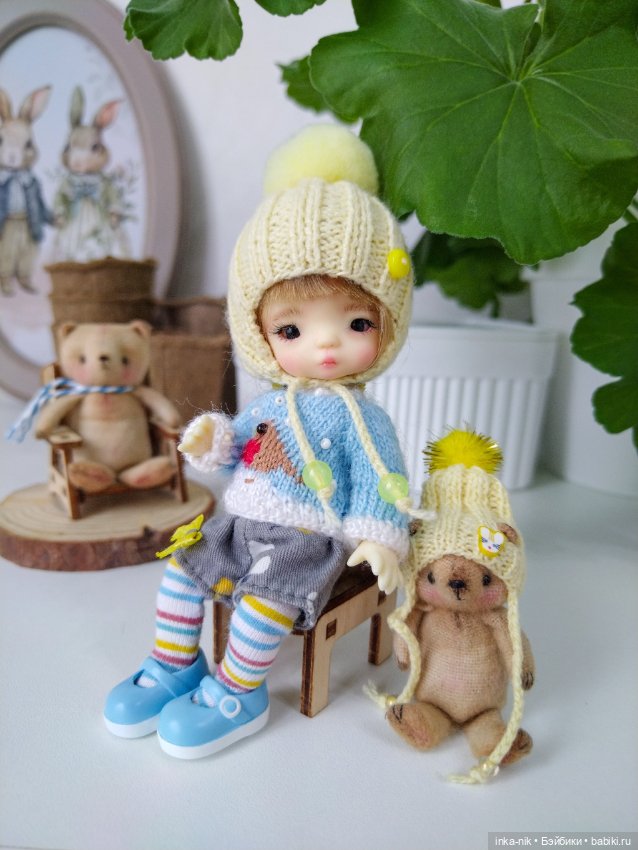 Куклы и зверики🐰🦝🐶🐘 — Авторские мишки Тедди и друзья: фото