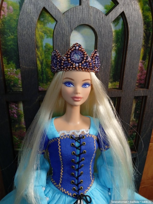 Ателье для кукол "Мышкин дом". Платье для принцессы (фото 10)
