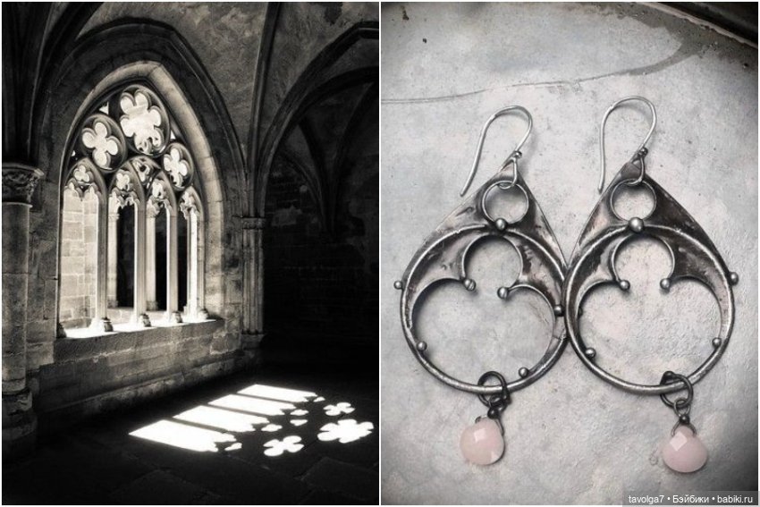 Ювелирные украшения - готика, окна, ключи, ноябрь (фото 5)