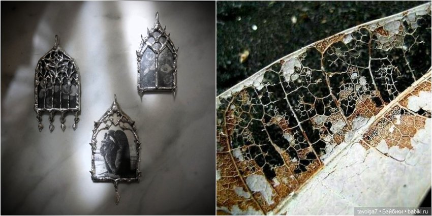 Ювелирные украшения - готика, окна, ключи, ноябрь (фото 6)