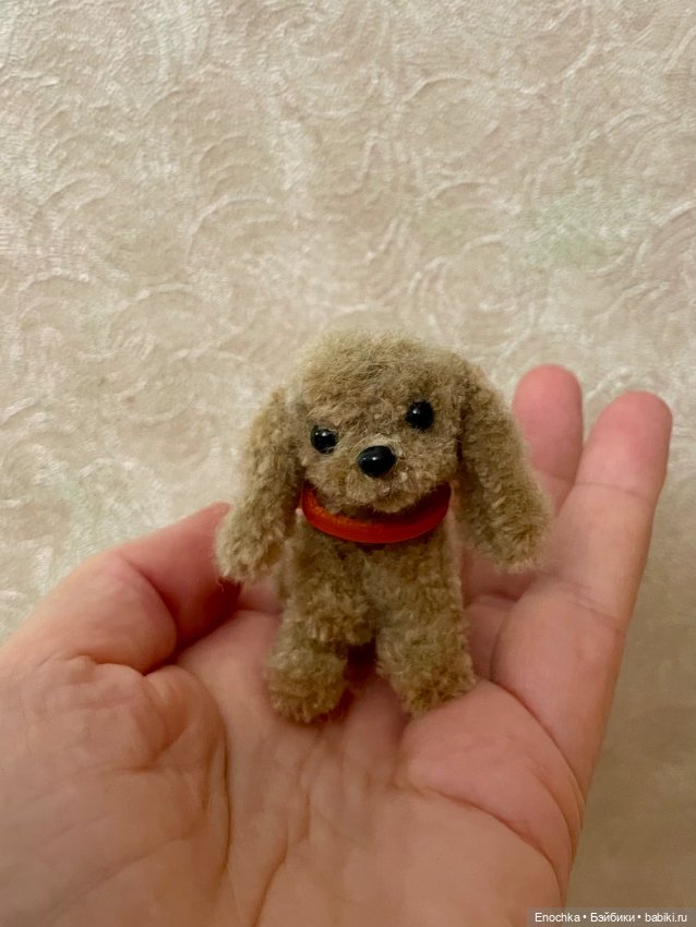 Моя новая собачка — Авторские игрушки из разных материалов: синельная проволока (фото 4)