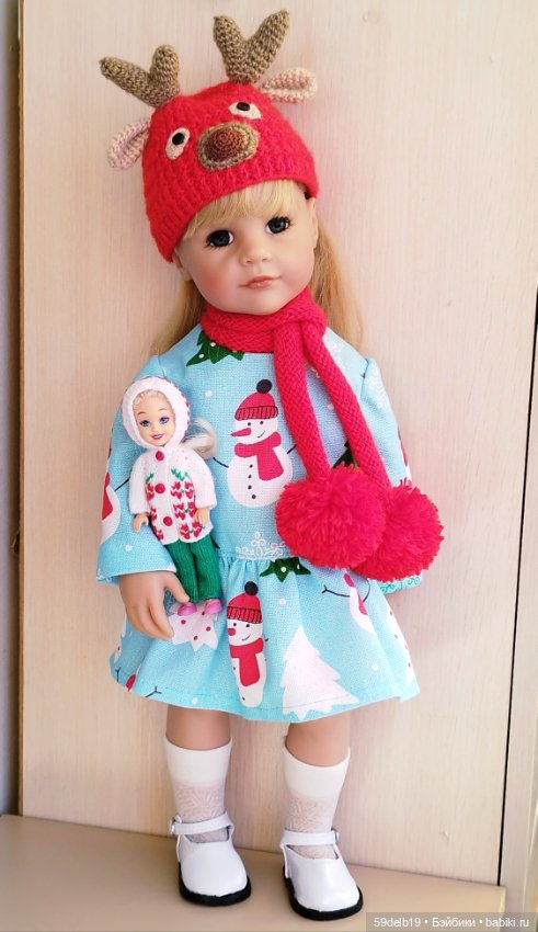 Новогодний костюм для малышки Келли 13 см