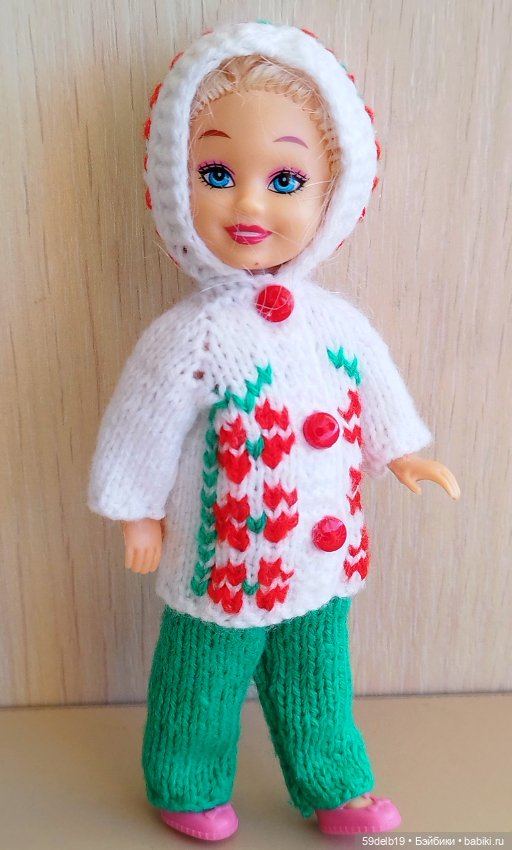 Новогодний костюм для малышки Келли 13 см