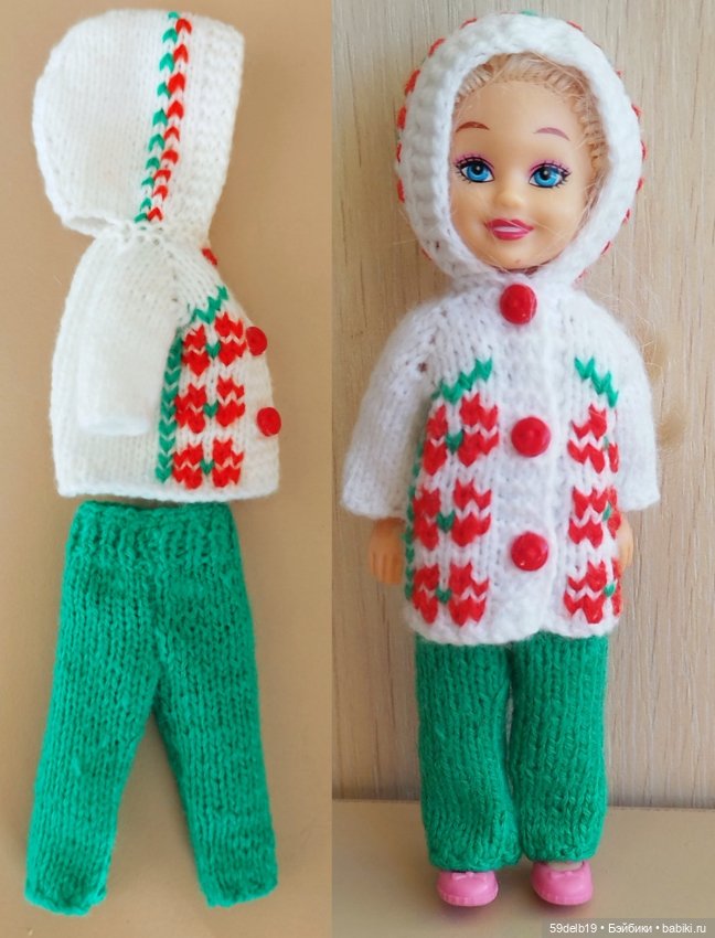 Новогодний костюм для малышки Келли 13 см (фото 7)