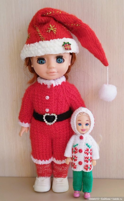Новогодний костюм для малышки Келли 13 см