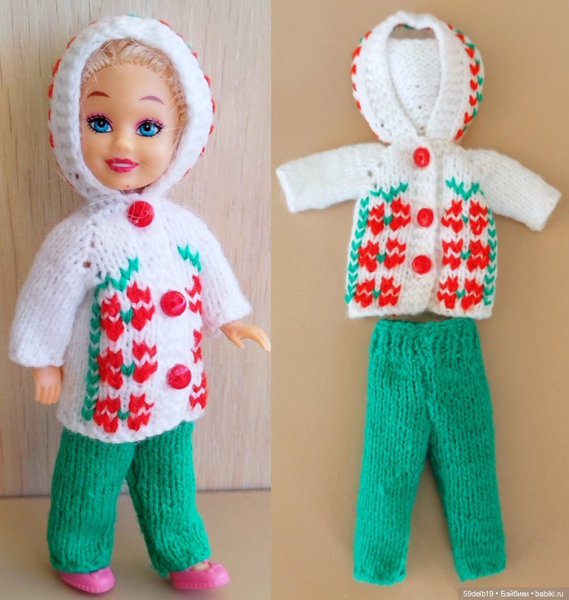 Новогодний костюм для малышки Келли 13 см (фото 6)