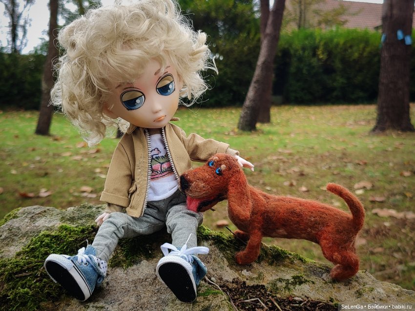 Такса Клякса и ее грустный хозяин (фото 3)