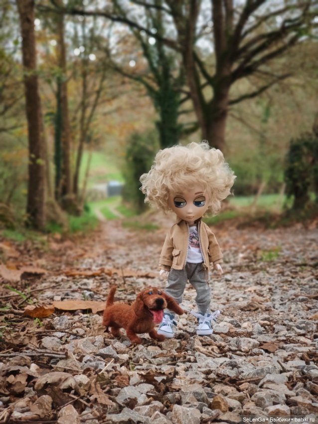 Такса Клякса и ее грустный хозяин