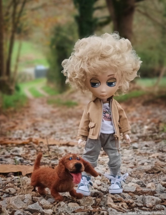 Такса Клякса и ее грустный хозяин (фото 2)